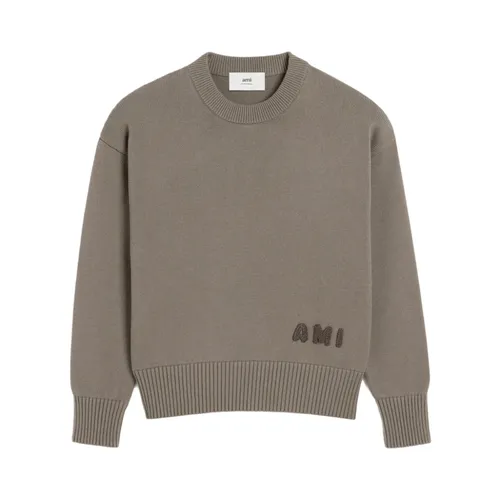 Knitwear > Round-neck Knitwear - - Ami Paris - Modalova