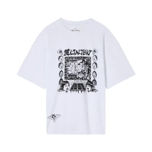 Edwin - Tops > T-Shirts - White - Edwin - Modalova