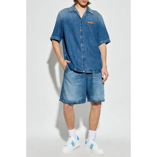 Shorts > Denim Shorts - - Versace - Modalova