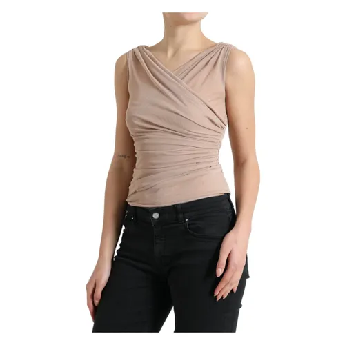 Tops > Sleeveless Tops - - Dolce & Gabbana - Modalova