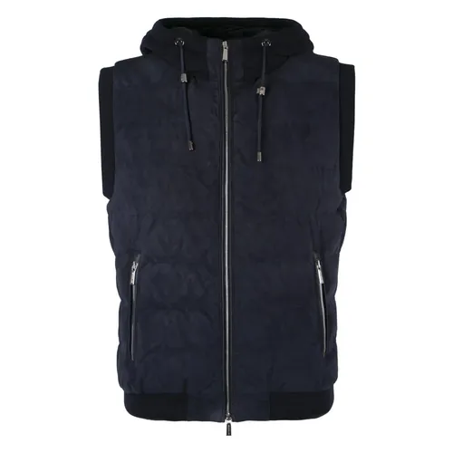 Moorer - Jackets > Vests - Blue - Moorer - Modalova