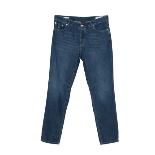 Jeans > Straight Jeans - - Brunello Cucinelli - Modalova