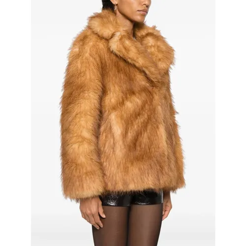 Jackets > Faux Fur & Shearling Jackets - - Stand Studio - Modalova
