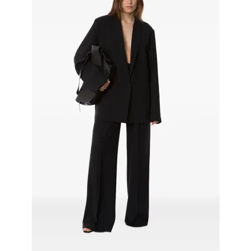 Trousers > Wide Trousers - - Alberta Ferretti - Modalova
