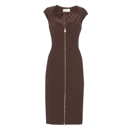 Dresses > Day Dresses > Midi Dresses - - Elisabetta Franchi - Modalova