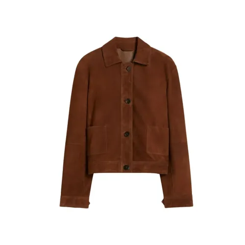 Jackets > Leather Jackets - - Max Mara - Modalova