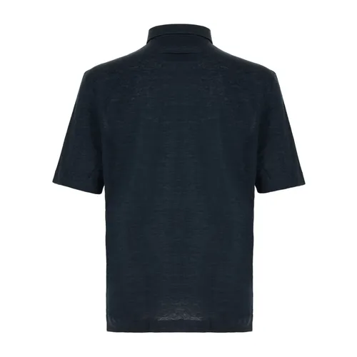 Zegna - Tops > Polo Shirts - Blue - Zegna - Modalova
