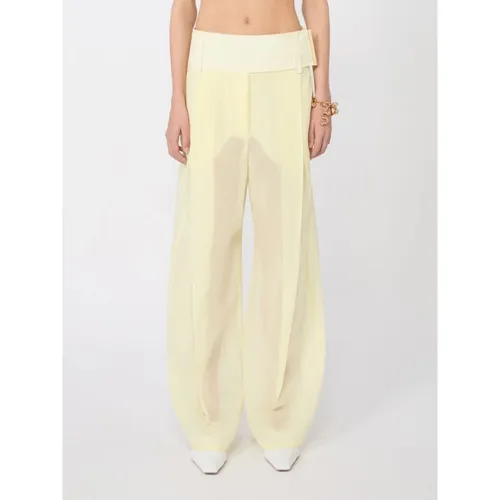 Trousers > Wide Trousers - - Sportmax - Modalova