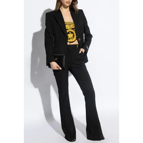 Trousers > Wide Trousers - - Versace - Modalova
