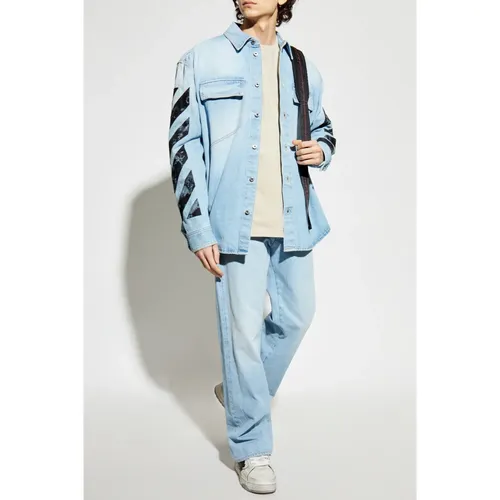 Jeans > Straight Jeans - - Off White - Modalova