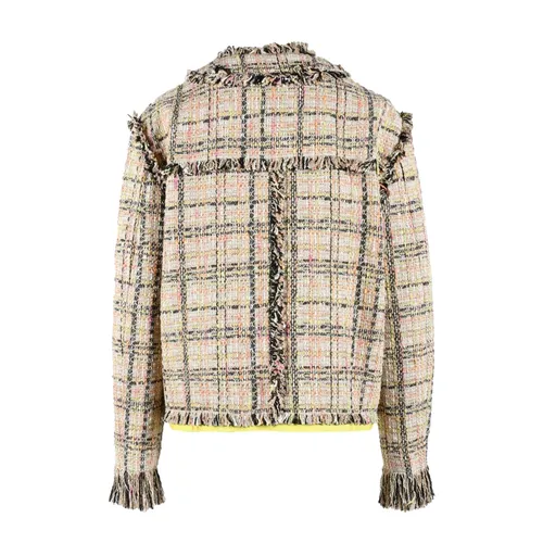 Jackets > Tweed Jackets - - Msgm - Modalova
