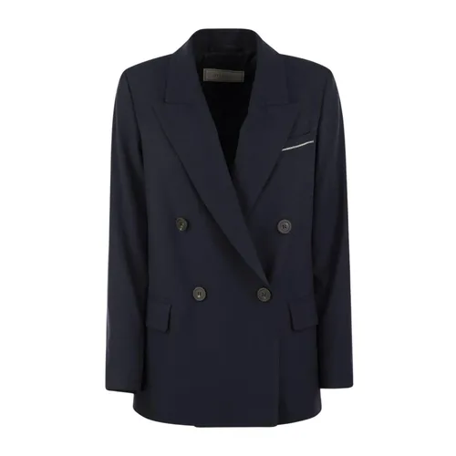Jackets > Blazers - - Peserico - Modalova