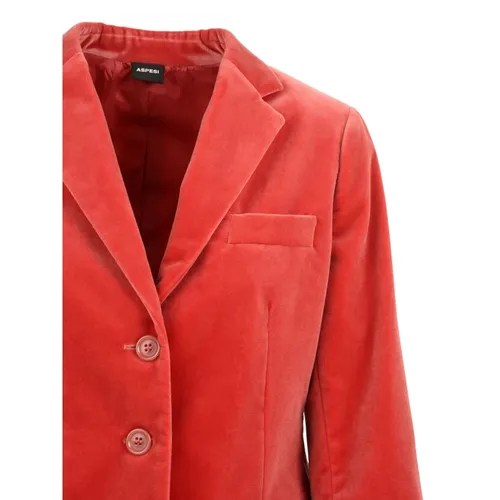 Aspesi - Jackets > Blazers - Red - Aspesi - Modalova