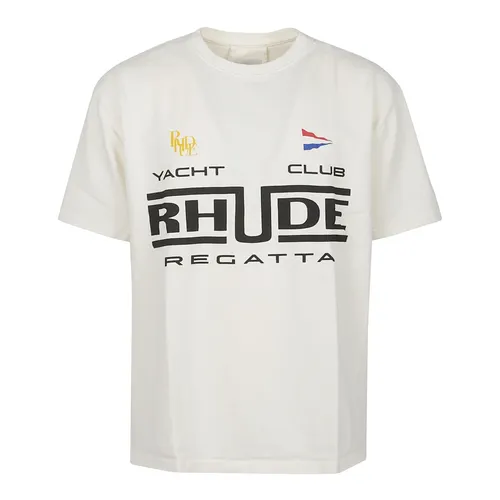Rhude - Tops > T-Shirts - White - Rhude - Modalova