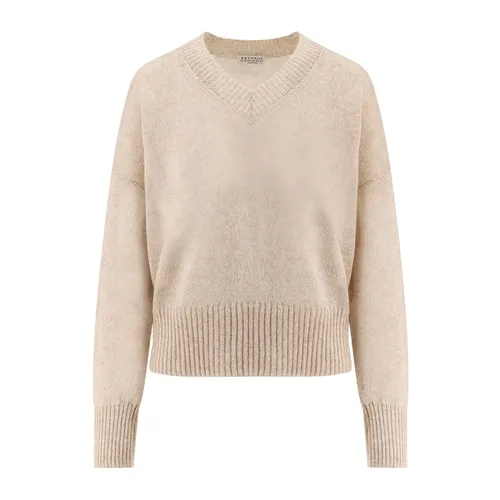 Knitwear > Round-neck Knitwear - - Brunello Cucinelli - Modalova