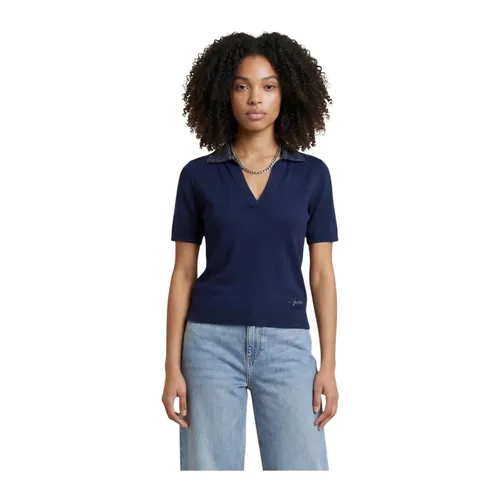 Guess - Tops > Polo Shirts - Blue - Guess - Modalova