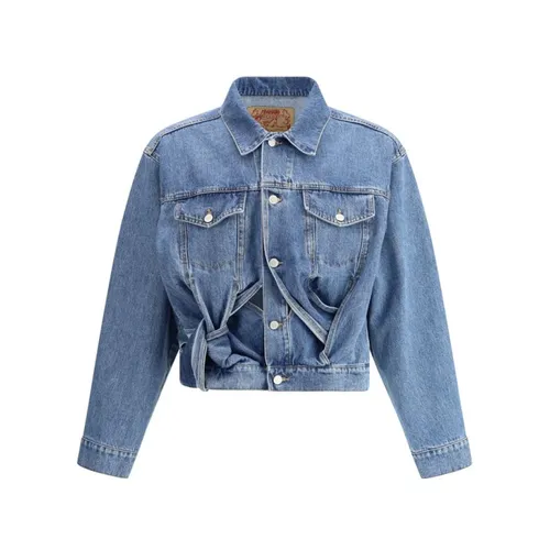 Jackets > Denim Jackets - - Magliano - Modalova