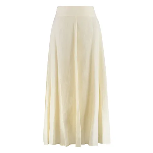Skirts > Midi Skirts - - 120% Lino - Modalova
