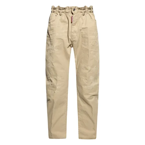 Trousers > Straight Trousers - - Dsquared2 - Modalova