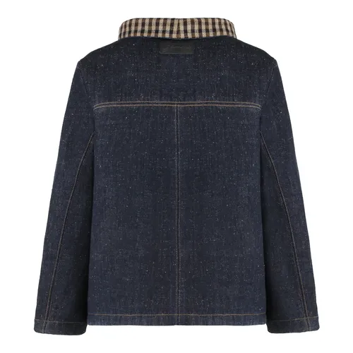 Jackets > Denim Jackets - - Ganni - Modalova