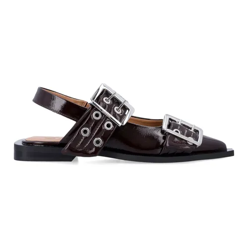 Shoes > Flats > Ballerinas - - Ganni - Modalova