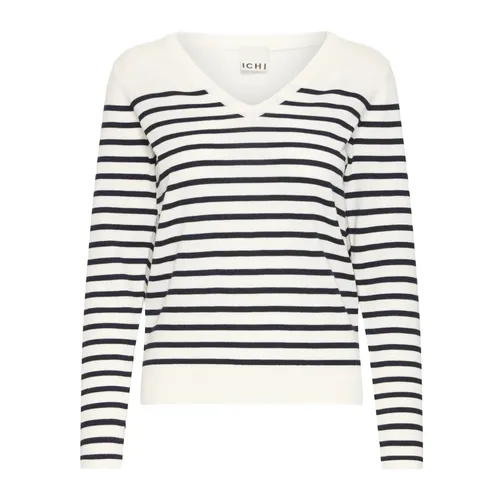Knitwear > V-neck Knitwear - - Ichi - Modalova