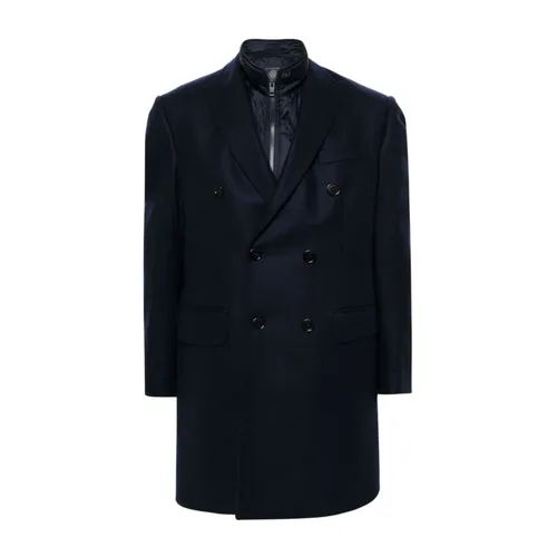 Coats > Double-Breasted Coats - - Fay - Modalova