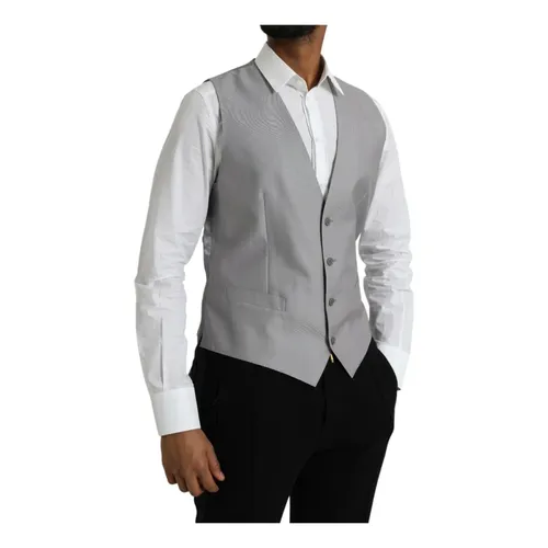 Suits > Suit Vests - - Dolce & Gabbana - Modalova