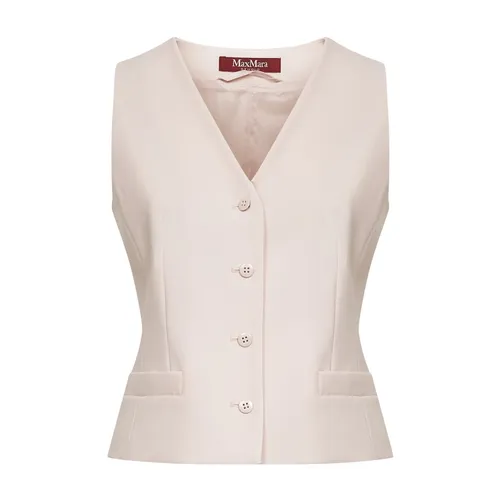 Jackets > Vests - - Max Mara Studio - Modalova