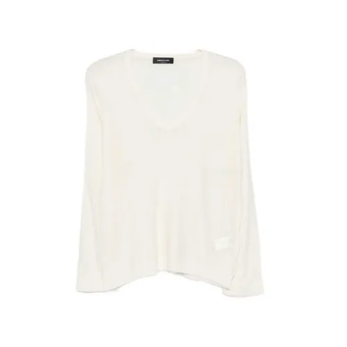 Knitwear > V-neck Knitwear - - Fabiana Filippi - Modalova