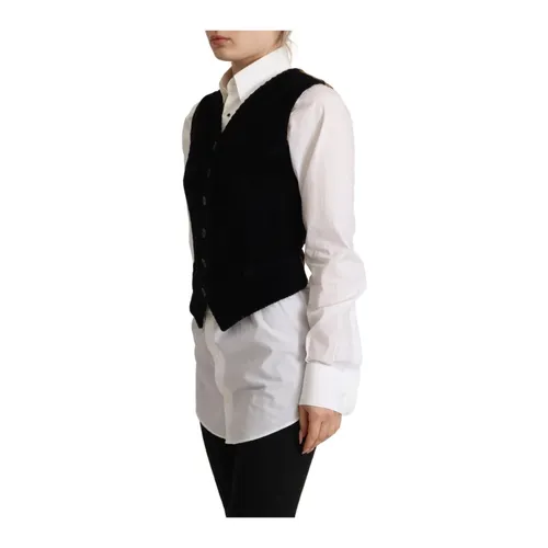 Jackets > Vests - - Dolce & Gabbana - Modalova