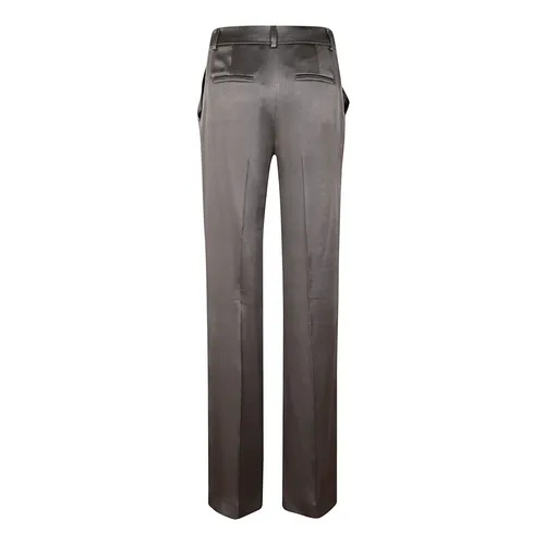 Trousers > Straight Trousers - - Alberta Ferretti - Modalova