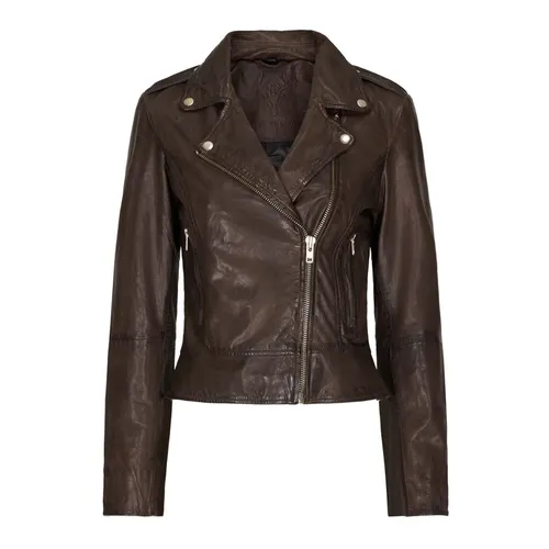 Jackets > Leather Jackets - - Notyz - Modalova