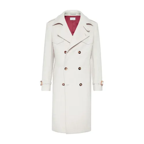 Coats > Trench Coats - - Brunello Cucinelli - Modalova