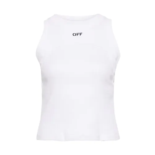 Off - Tops > Sleeveless Tops - - Off White - Modalova