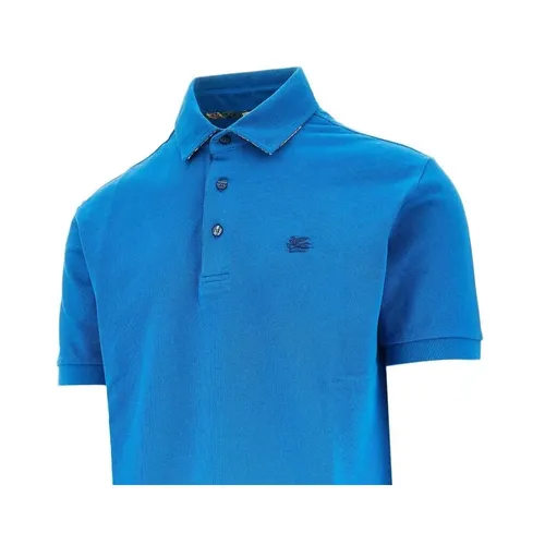 Etro - Tops > Polo Shirts - Blue - Etro - Modalova