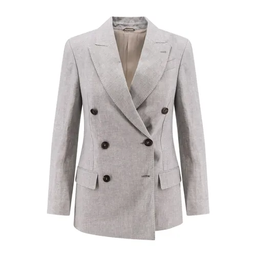 Jackets > Blazers - - Brunello Cucinelli - Modalova