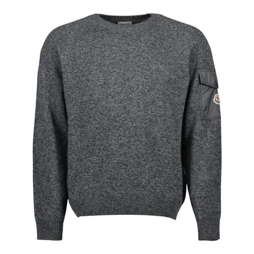 Knitwear > Round-neck Knitwear - - Moncler - Modalova