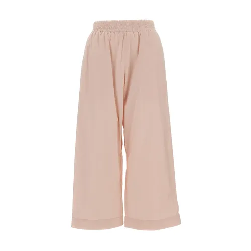 Trousers > Wide Trousers - - Plan C - Modalova