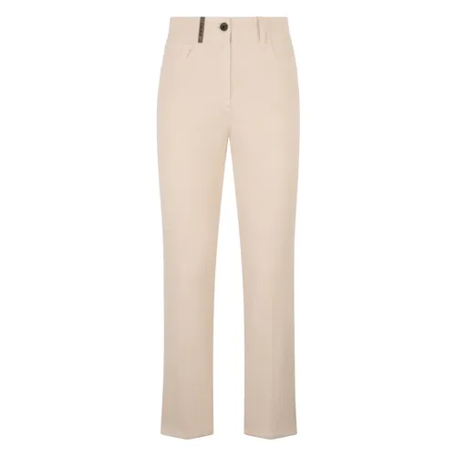 Trousers > Straight Trousers - - Peserico - Modalova