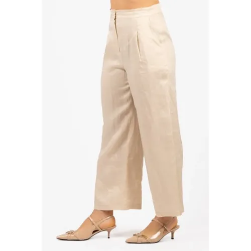 Trousers > Wide Trousers - - Max Mara Studio - Modalova
