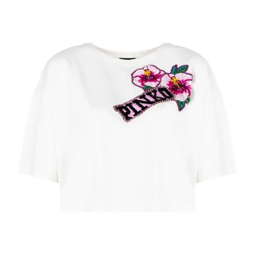 Pinko - Tops > T-Shirts - White - Pinko - Modalova