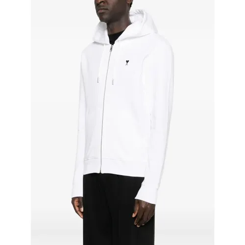 Sweatshirts & Hoodies > Zip-throughs - - Ami Paris - Modalova