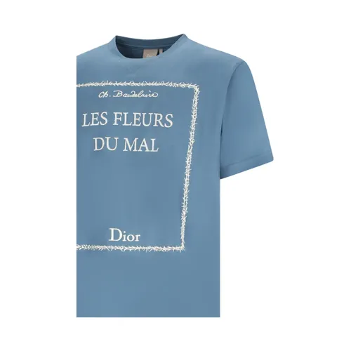 Dior - Tops > T-Shirts - Blue - Dior - Modalova