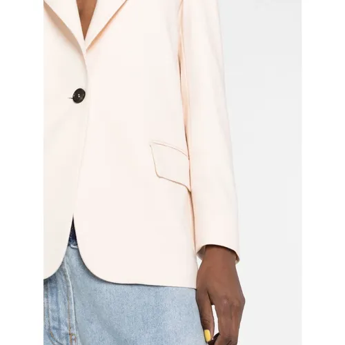 Msgm - Jackets > Blazers - Beige - Msgm - Modalova