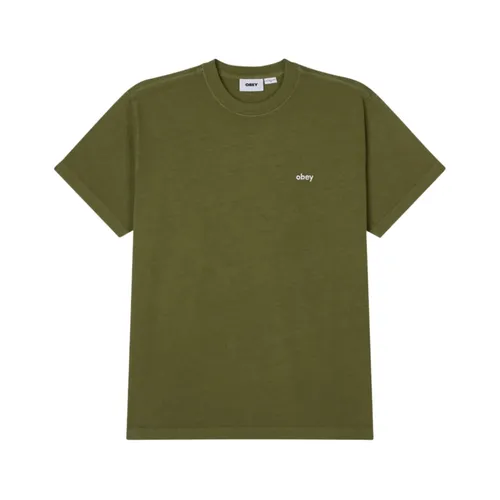 Obey - Tops > T-Shirts - Green - Obey - Modalova