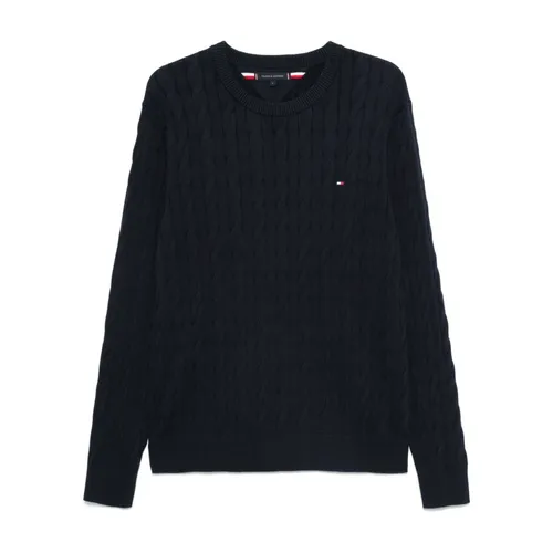 Knitwear > Round-neck Knitwear - - Tommy Hilfiger - Modalova