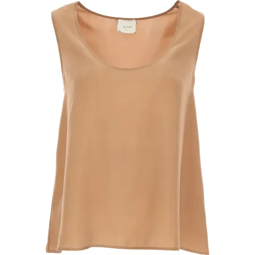Tops > Sleeveless Tops - - Alysi - Modalova