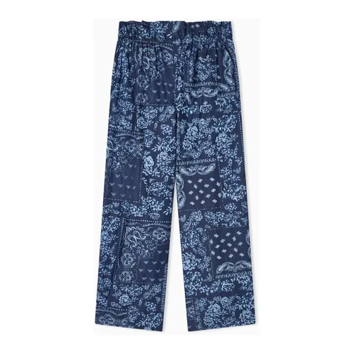Trousers > Wide Trousers - - Emporio Armani - Modalova