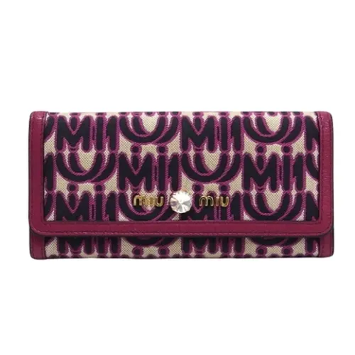 Pre-owned > Pre-owned Accessories > Pre-owned Wallets - - Miu Miu Pre-owned - Modalova